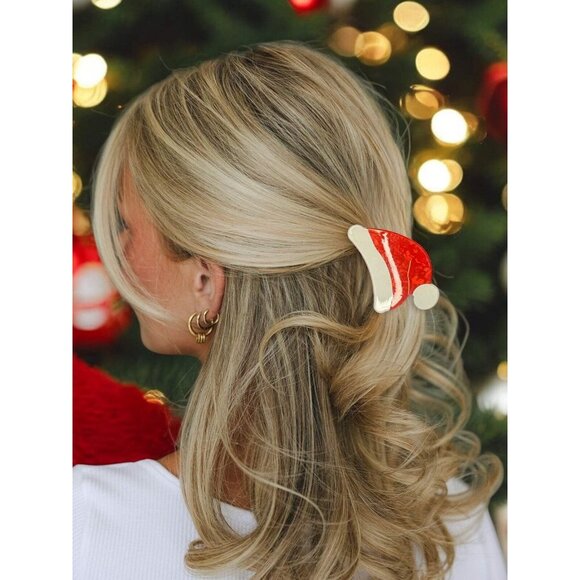 SANTA HAT CLAW CLIP - Picture 2 of 7